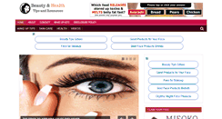 Desktop Screenshot of beautytipsgalore.com