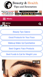 Mobile Screenshot of beautytipsgalore.com